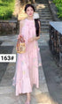 Women around Neck Floral Asymmetrical Long Maxi Dress